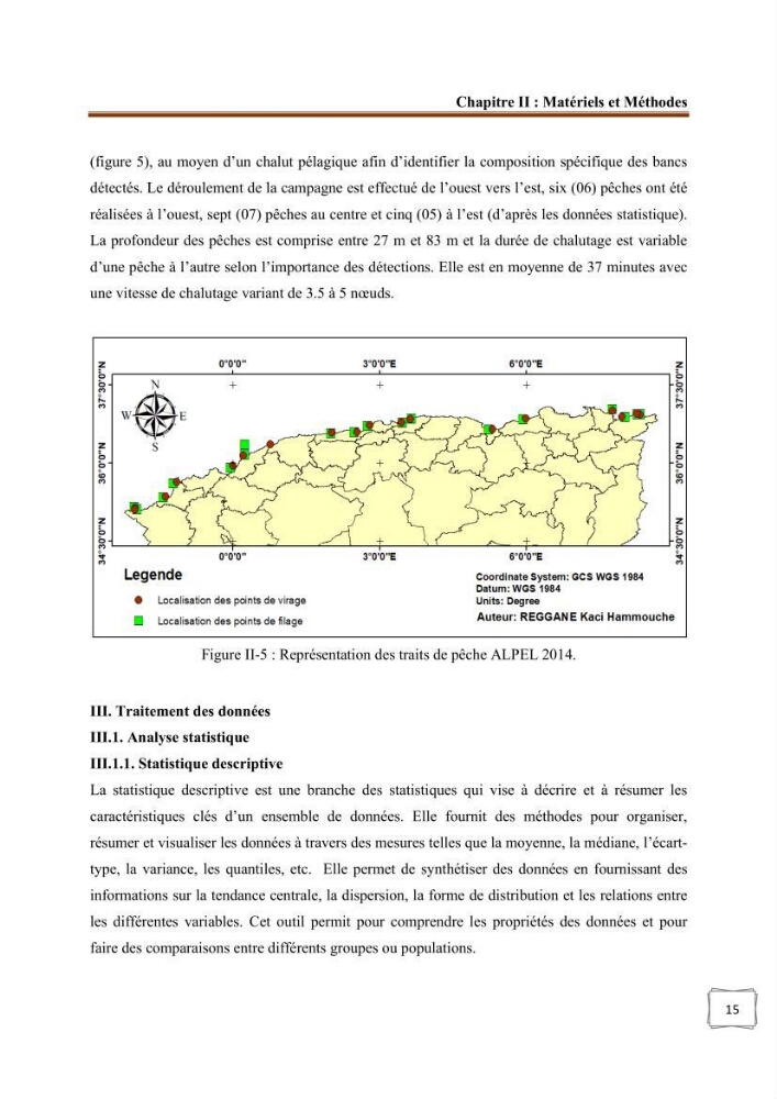 Analyse cartographique de l’influence des facteurs environnementaux sur la pêcherie algérienne de petits pélagiques côtiers