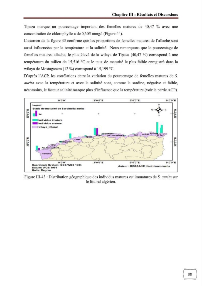 Analyse cartographique de l’influence des facteurs environnementaux sur la pêcherie algérienne de petits pélagiques côtiers