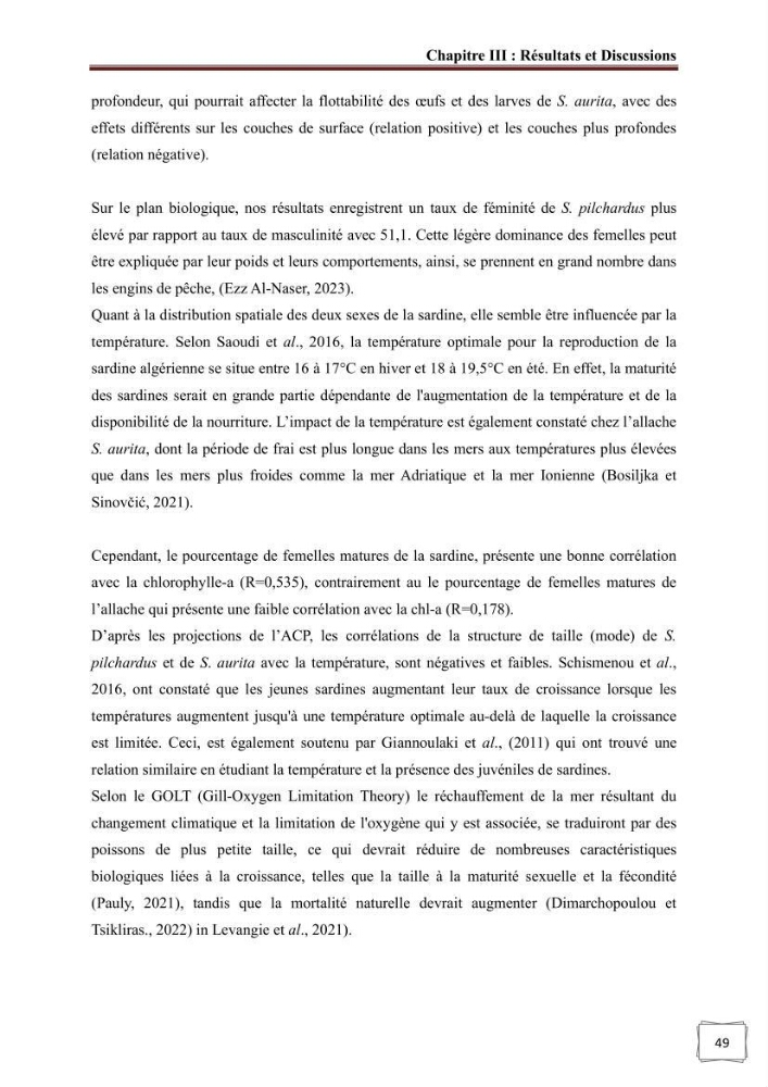 Analyse cartographique de l’influence des facteurs environnementaux sur la pêcherie algérienne de petits pélagiques côtiers