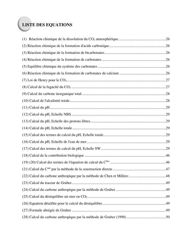 Estimation de la pénétration du carbone anthropique en méditerranée