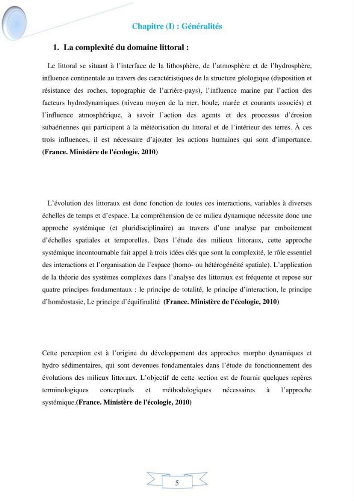 Impact de l’élévation de niveau de la mer et des tempêtes sur l’évolution morpho dynamique de la région Est de la baie d’Alger : simulation numérique des processus hydro-sédimentaires.