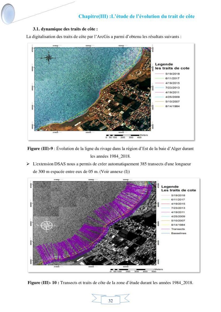 Impact de l’élévation de niveau de la mer et des tempêtes sur l’évolution morpho dynamique de la région Est de la baie d’Alger : simulation numérique des processus hydro-sédimentaires.