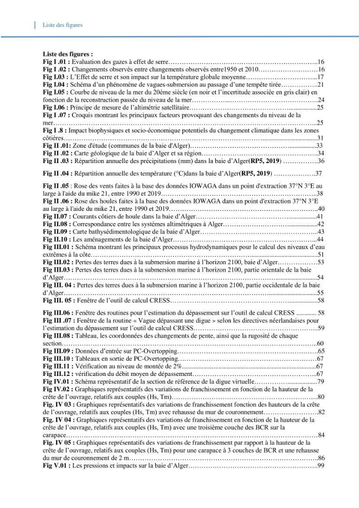 Etude d\'impact du rechauffement climatique sur le littoral et adaptation des ouvrages maritimes