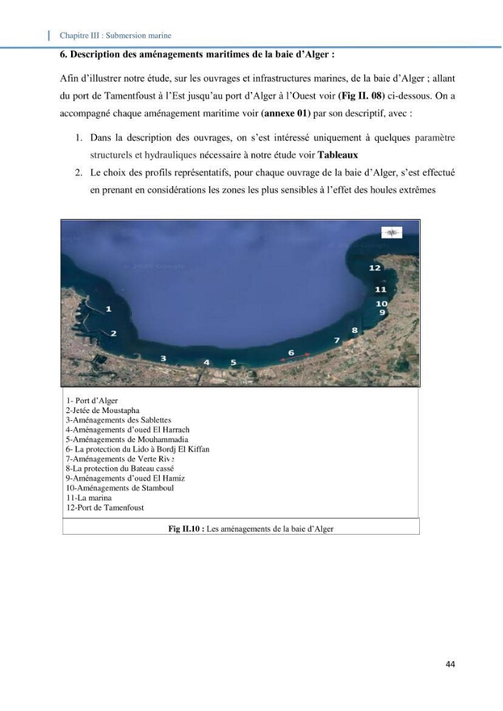 Etude d\'impact du rechauffement climatique sur le littoral et adaptation des ouvrages maritimes