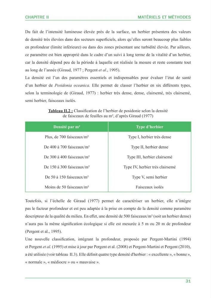 Contribution à l\'étude de l\'état écologique des herbiers à phanérogames marines ( Posidonia Oceanica ) : au niveau de la plage ouest de Sidi-Fredj