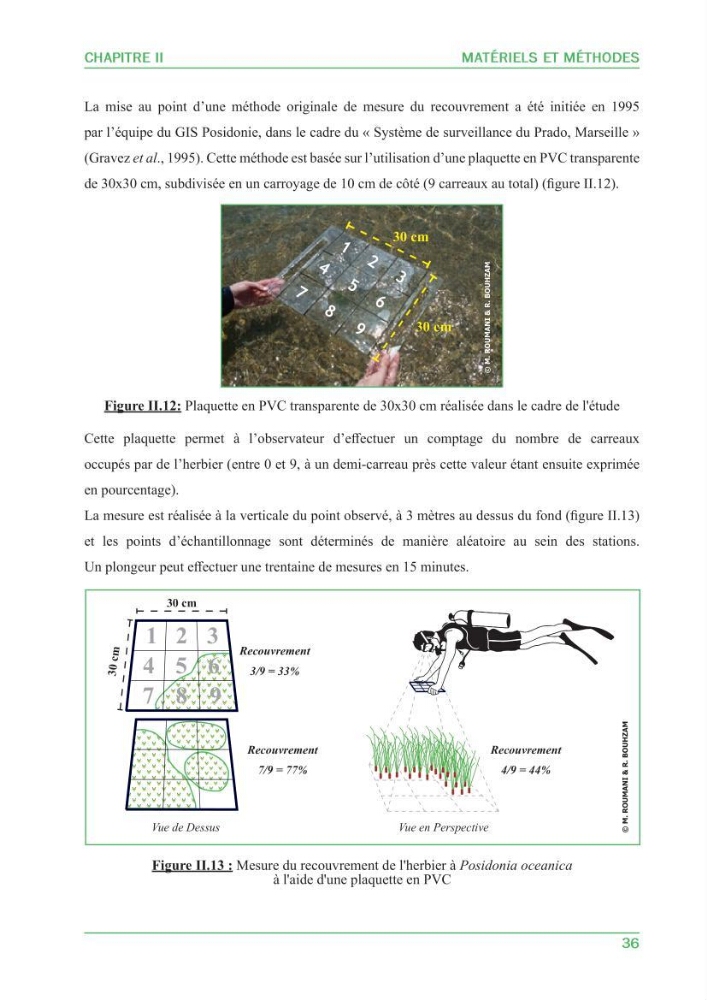 Contribution à l\'étude de l\'état écologique des herbiers à phanérogames marines ( Posidonia Oceanica ) : au niveau de la plage ouest de Sidi-Fredj