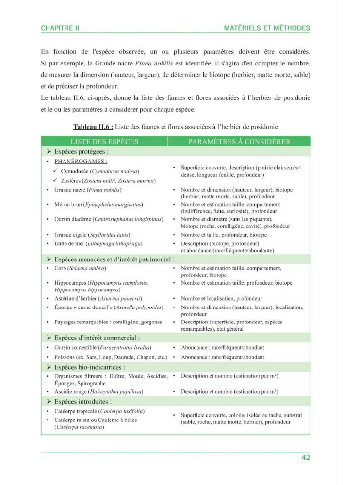 Contribution à l\'étude de l\'état écologique des herbiers à phanérogames marines ( Posidonia Oceanica ) : au niveau de la plage ouest de Sidi-Fredj
