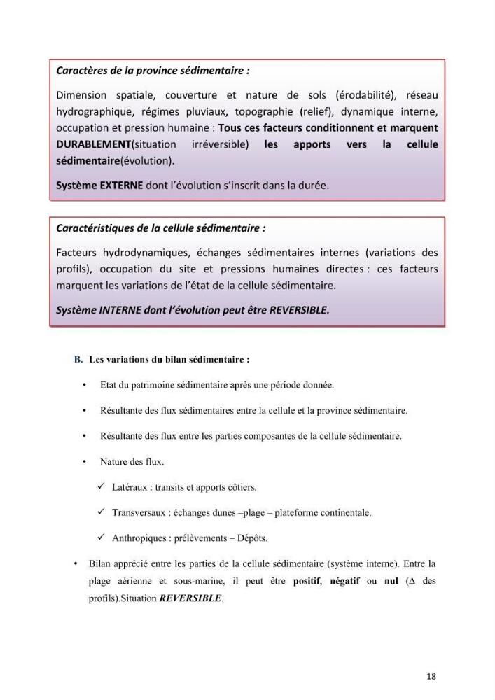 Aménagement du littoral 2 (Aménagement des sites côtiers)