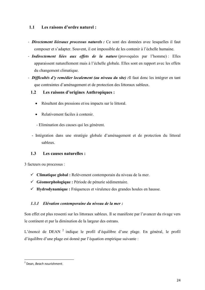 Aménagement du littoral 2 (Aménagement des sites côtiers)