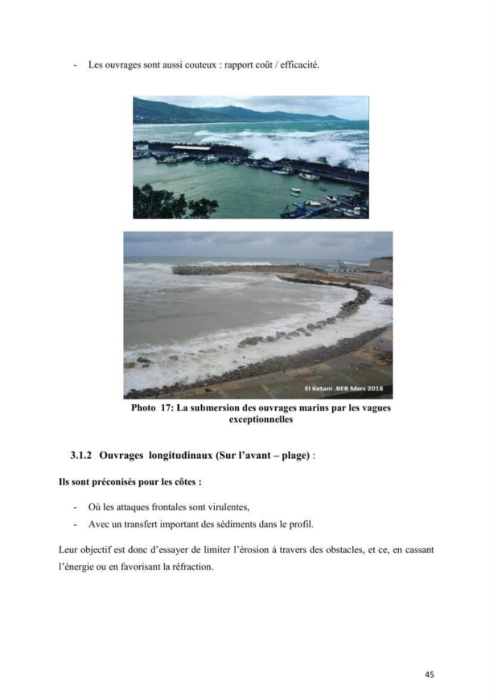 Aménagement du littoral 2 (Aménagement des sites côtiers)
