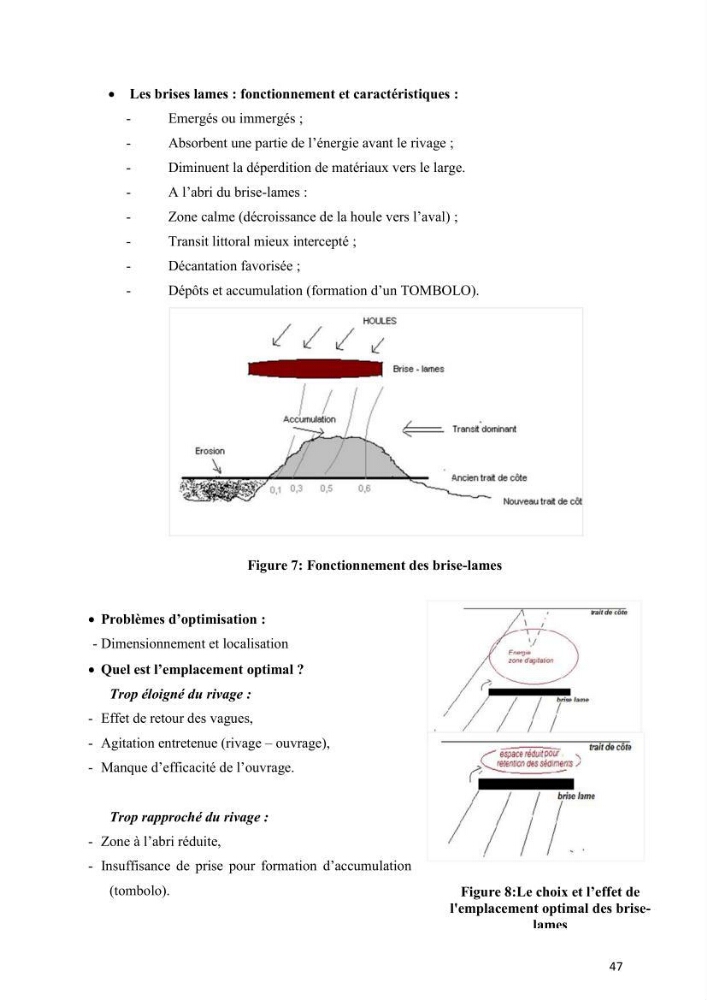 Aménagement du littoral 2 (Aménagement des sites côtiers)