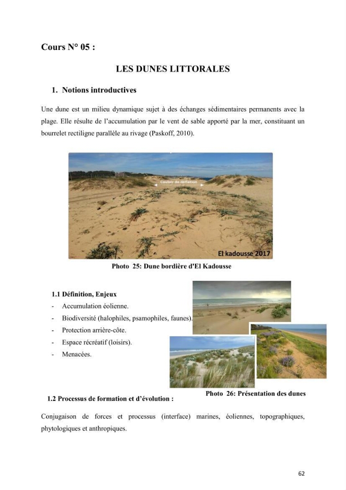 Aménagement du littoral 2 (Aménagement des sites côtiers)