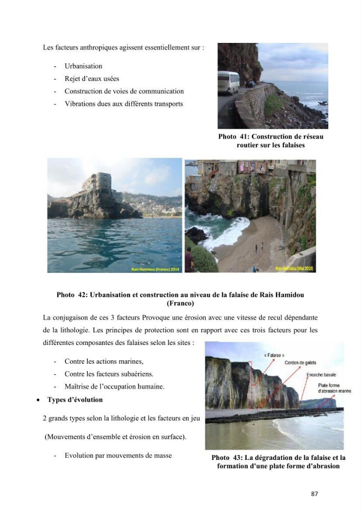 Aménagement du littoral 2 (Aménagement des sites côtiers)