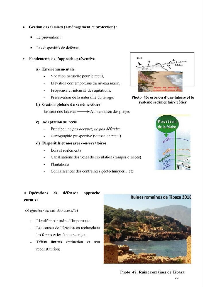 Aménagement du littoral 2 (Aménagement des sites côtiers)