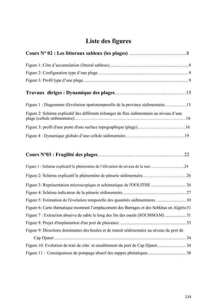 Aménagement du littoral 2 (Aménagement des sites côtiers)