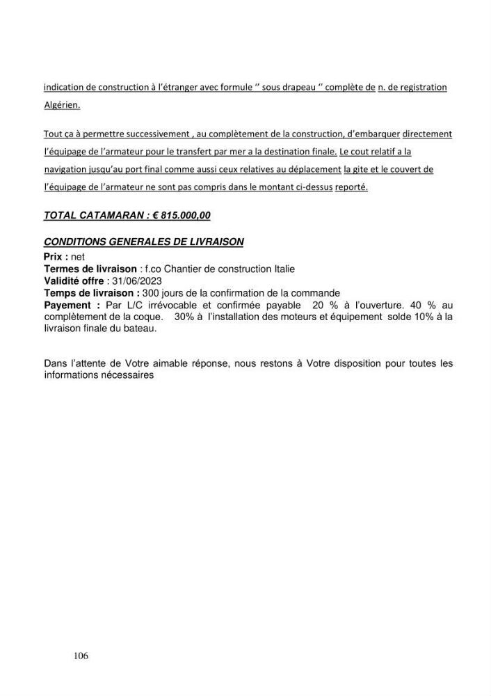 Projet de création d\'une ferme aquacole marine de Dicentrarchus labrax Loup et Daurade Sparus aurata