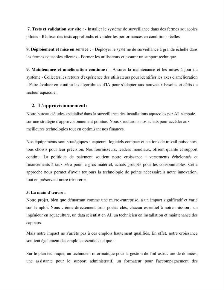 Etude de la croissance d\'Artémia dans differente conditions d\'aliments