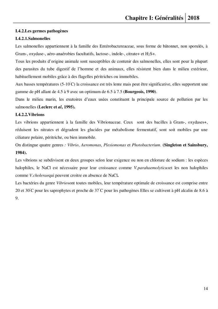 Etude des paramètres physico-chimiques et microbiologiques de l’eau et des sédiments des deux plages Est et Ouest de sidi Fredj.