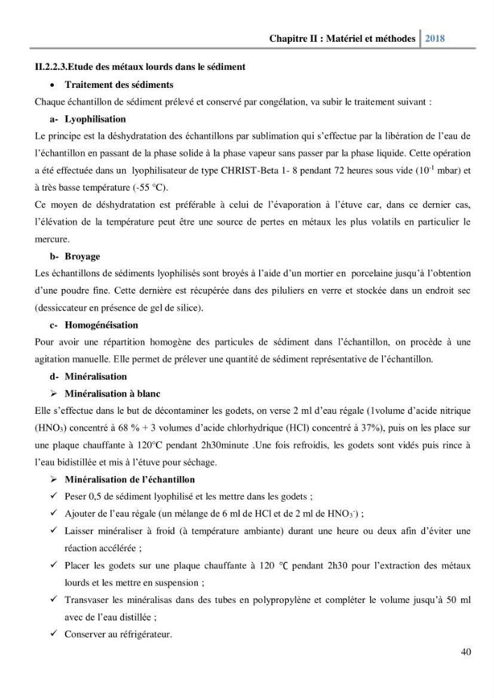 Etude des paramètres physico-chimiques et microbiologiques de l’eau et des sédiments des deux plages Est et Ouest de sidi Fredj.