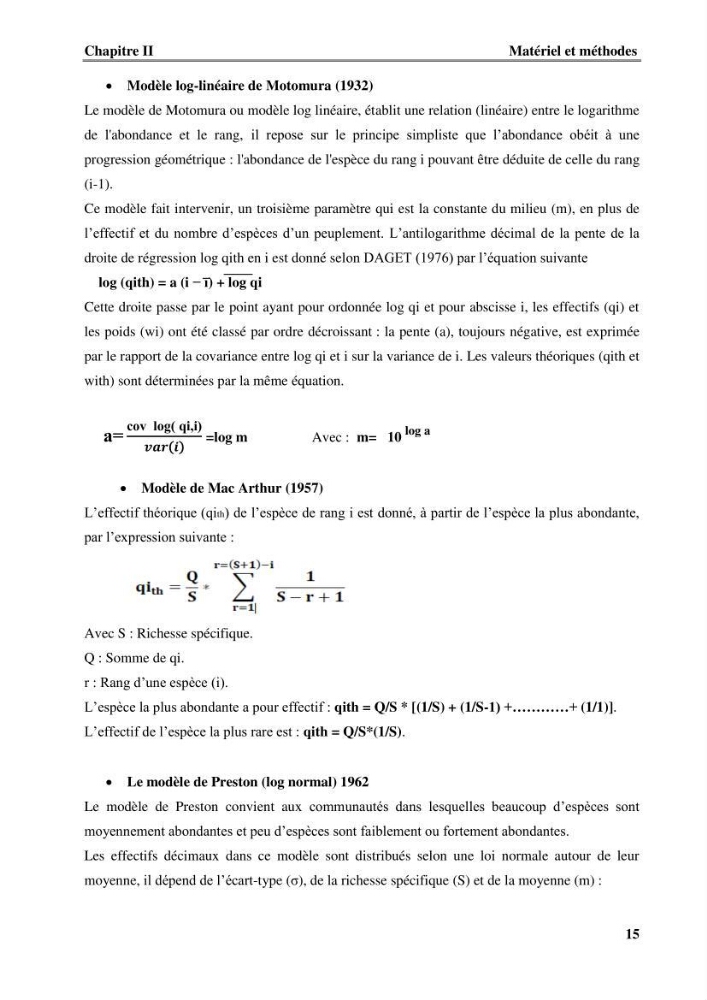 Contribution à l\'étude du comportement de dentex maroccanus (Osteichthyens, Sparidae) : Répartitions, communautés caractéristiques et régime alimentaire