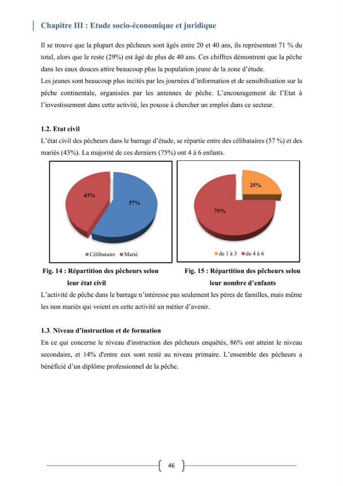 Eude socio-economique et juridique pour l\'aménagement d\'un centre de pêche continentale dans le barrage de Beni Haroun (Wilaya de Mila):
