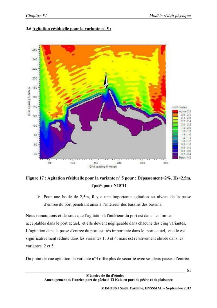 Etude de l\'aménagement de l\'ancien port de pêche d\'El Kala en port de pêche de plaisance.