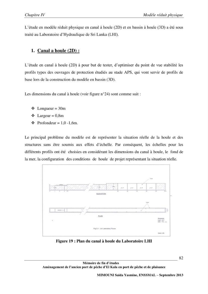 Etude de l\'aménagement de l\'ancien port de pêche d\'El Kala en port de pêche de plaisance.