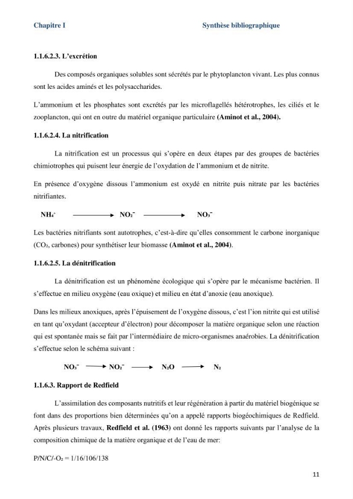 Les paramètres physicochimiques dans l’eau de mer et le sédiment de la plage Ouest de Sidi Fredj: