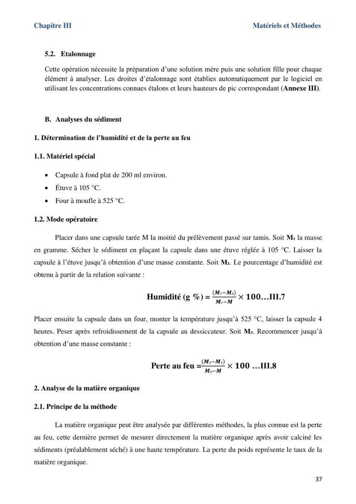 Les paramètres physicochimiques dans l’eau de mer et le sédiment de la plage Ouest de Sidi Fredj: