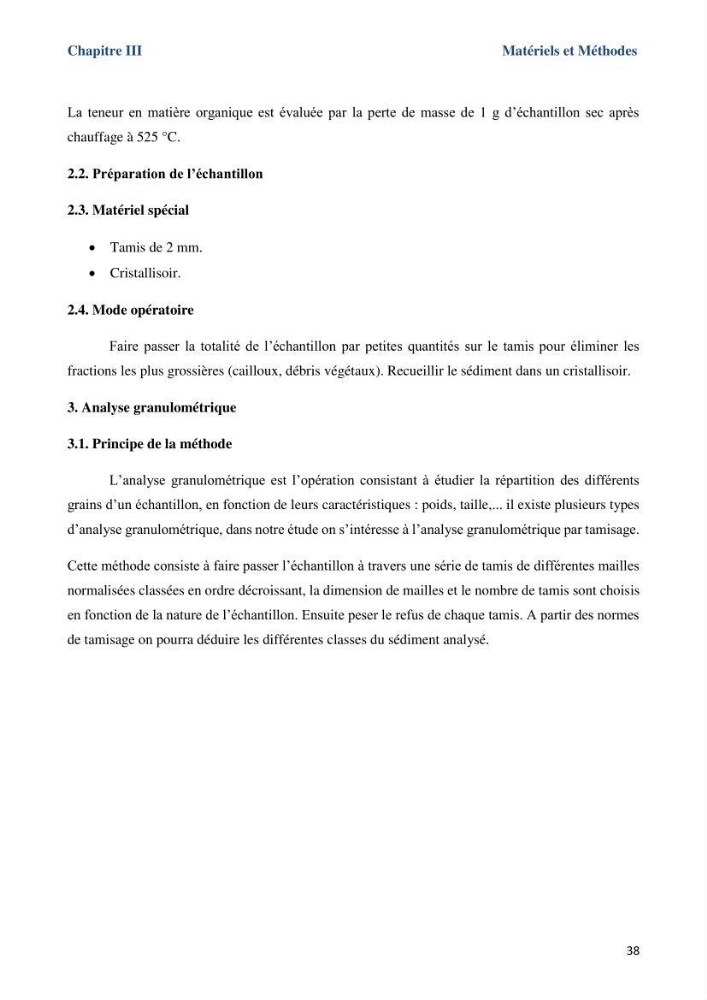 Les paramètres physicochimiques dans l’eau de mer et le sédiment de la plage Ouest de Sidi Fredj: