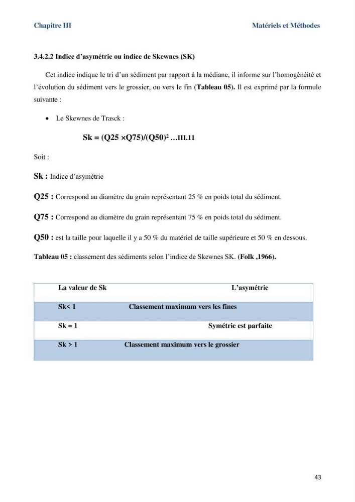 Les paramètres physicochimiques dans l’eau de mer et le sédiment de la plage Ouest de Sidi Fredj: