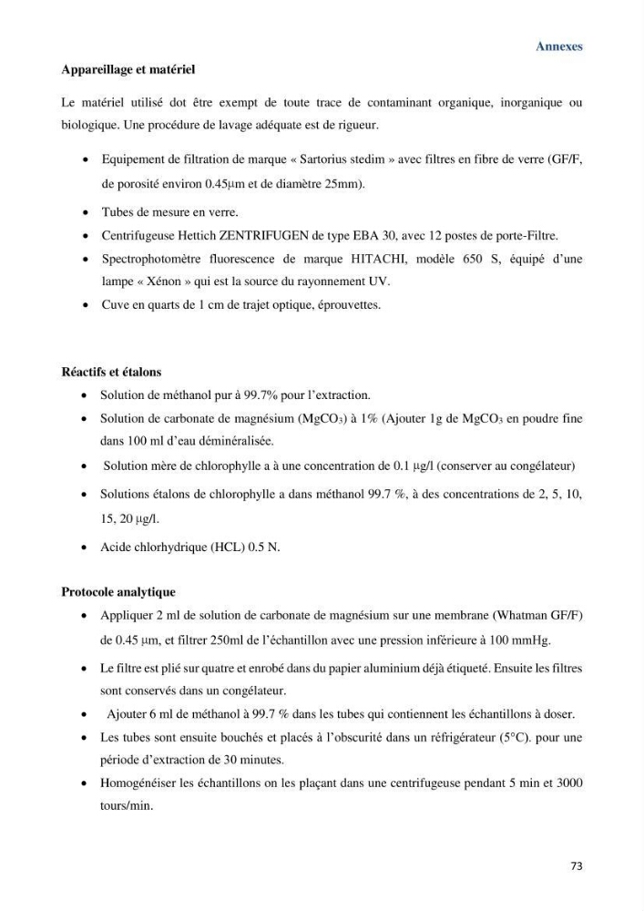 Les paramètres physicochimiques dans l’eau de mer et le sédiment de la plage Ouest de Sidi Fredj: