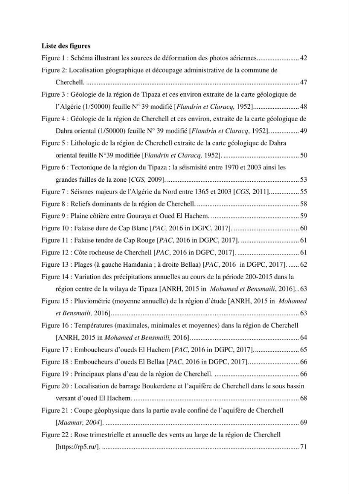 Utilisation de la géomatique pour l’étude des risques côtiers dans la zone centre Algérienne (littoral de Cherchell):