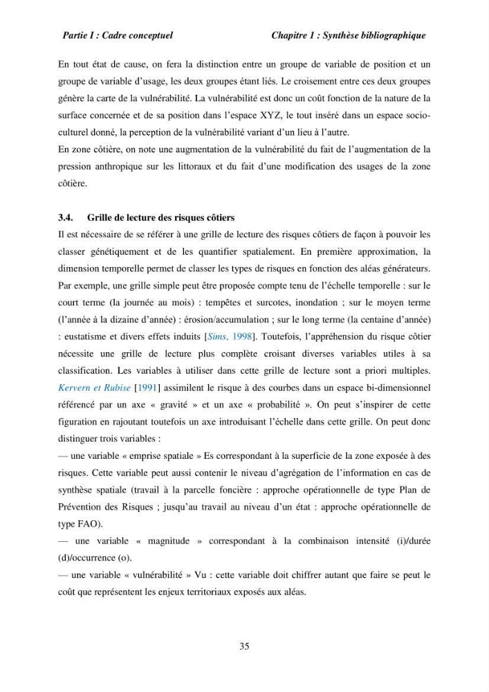 Utilisation de la géomatique pour l’étude des risques côtiers dans la zone centre Algérienne (littoral de Cherchell):