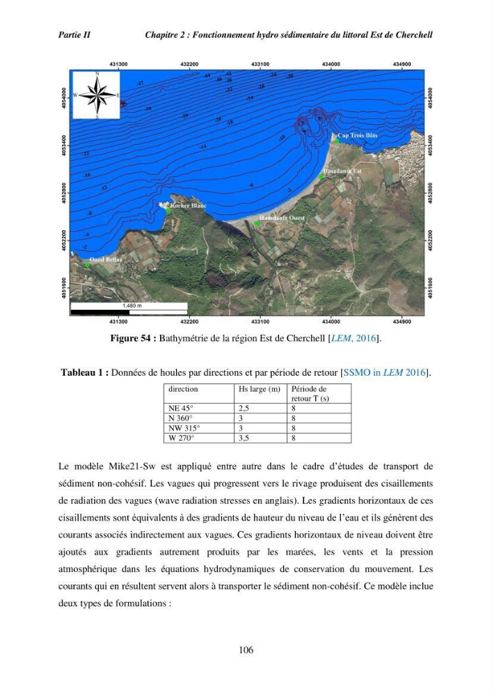 Utilisation de la géomatique pour l’étude des risques côtiers dans la zone centre Algérienne (littoral de Cherchell):