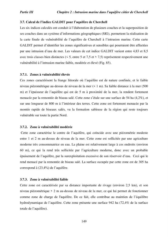 Utilisation de la géomatique pour l’étude des risques côtiers dans la zone centre Algérienne (littoral de Cherchell):