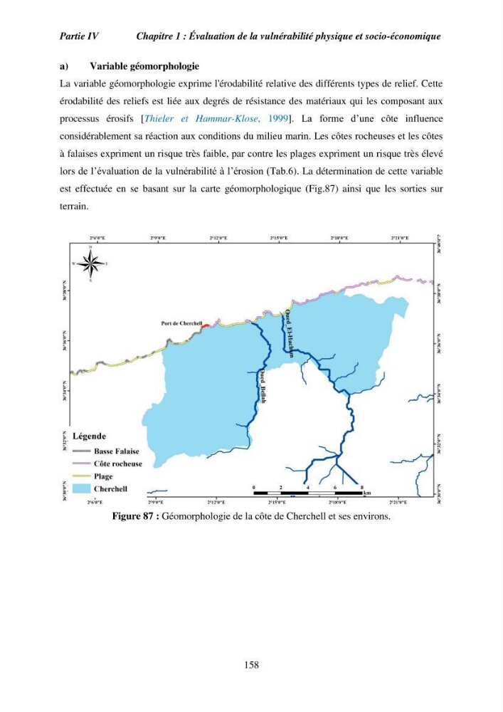 Utilisation de la géomatique pour l’étude des risques côtiers dans la zone centre Algérienne (littoral de Cherchell):