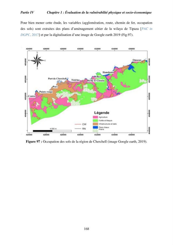 Utilisation de la géomatique pour l’étude des risques côtiers dans la zone centre Algérienne (littoral de Cherchell):