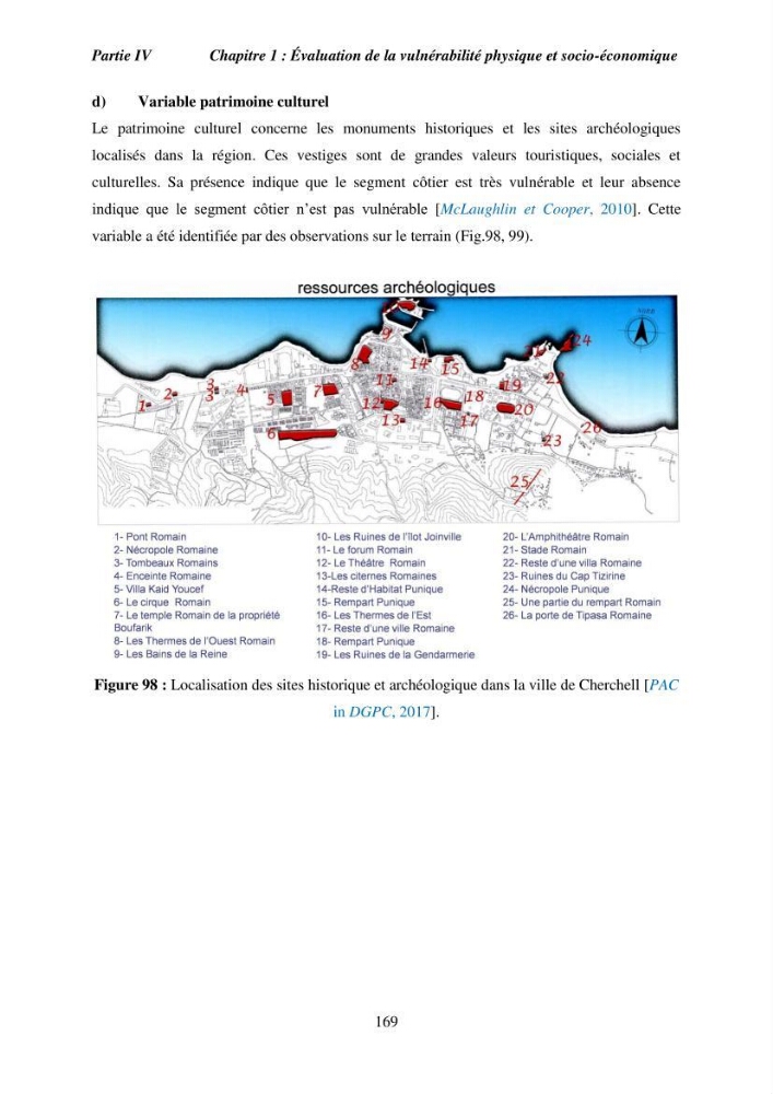 Utilisation de la géomatique pour l’étude des risques côtiers dans la zone centre Algérienne (littoral de Cherchell):