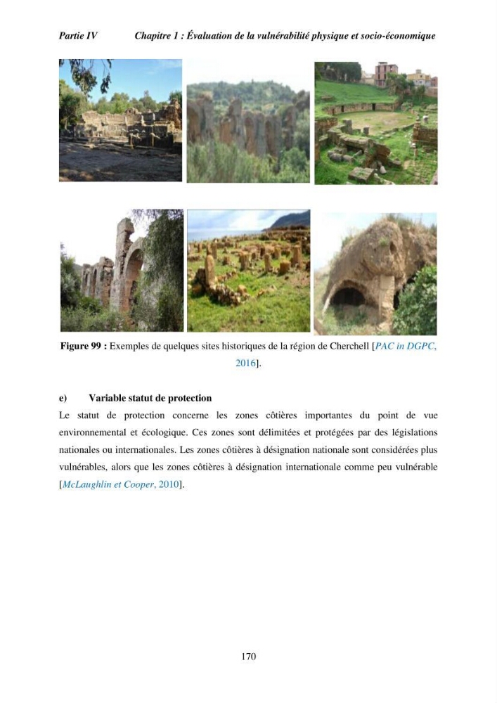 Utilisation de la géomatique pour l’étude des risques côtiers dans la zone centre Algérienne (littoral de Cherchell):