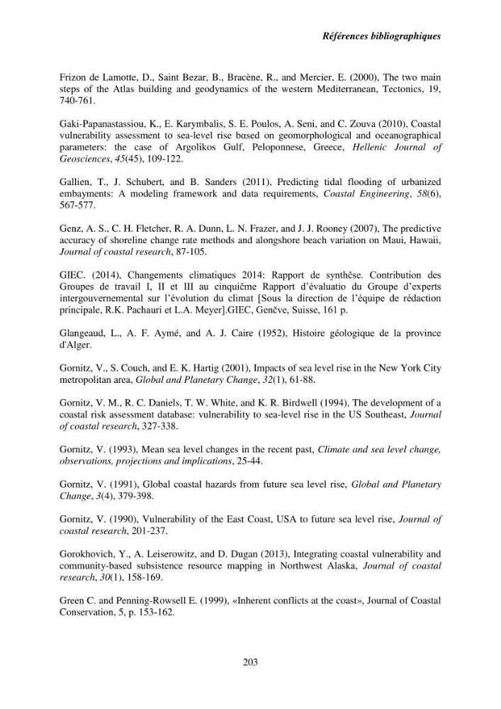 Utilisation de la géomatique pour l’étude des risques côtiers dans la zone centre Algérienne (littoral de Cherchell):