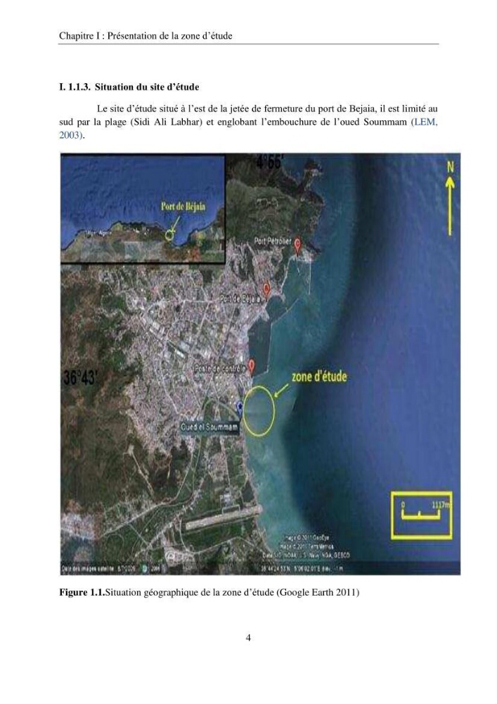 Etude d\'impact sur l\'environnement de l\'extention de terre-plein du port de Bejaia