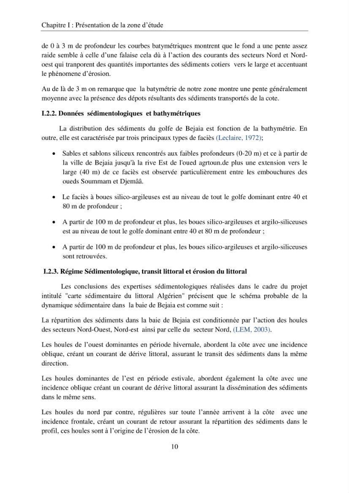 Etude d\'impact sur l\'environnement de l\'extention de terre-plein du port de Bejaia