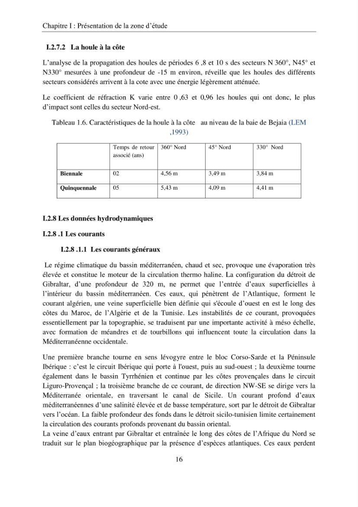 Etude d\'impact sur l\'environnement de l\'extention de terre-plein du port de Bejaia