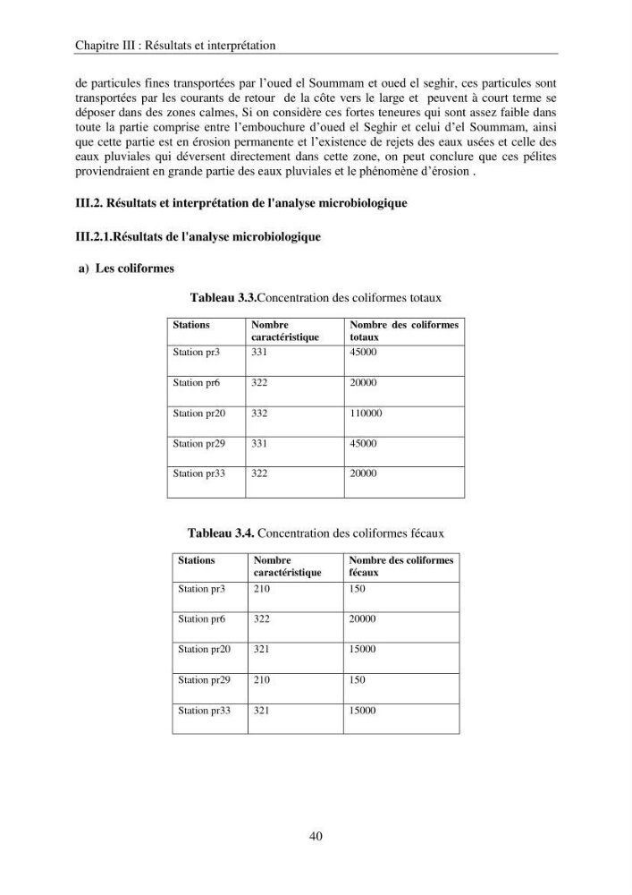 Etude d\'impact sur l\'environnement de l\'extention de terre-plein du port de Bejaia