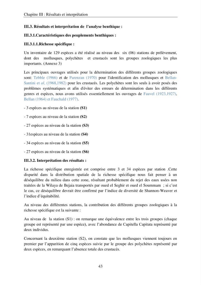 Etude d\'impact sur l\'environnement de l\'extention de terre-plein du port de Bejaia