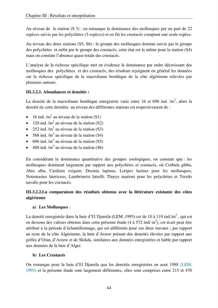Etude d\'impact sur l\'environnement de l\'extention de terre-plein du port de Bejaia