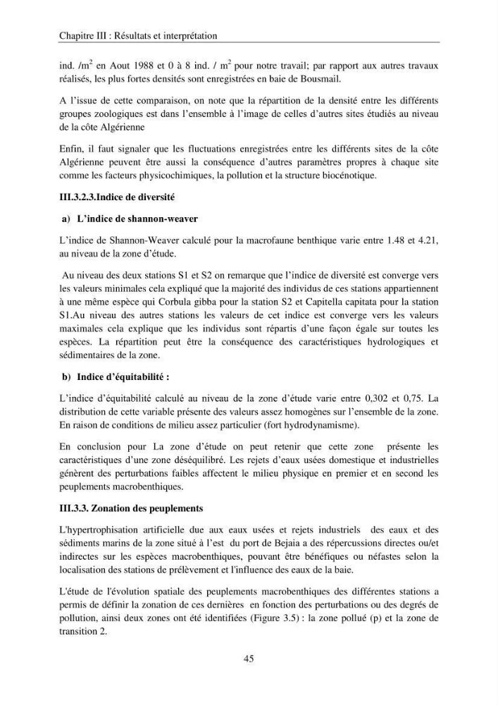 Etude d\'impact sur l\'environnement de l\'extention de terre-plein du port de Bejaia