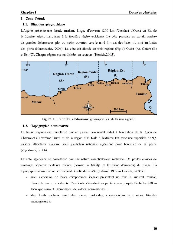Contribution à l\'étude de l\'âge, de la croissance et estimation de la fécondité du cètea Dicologlossa cuneata (Moreau, 1881) des côtes Algériennes: