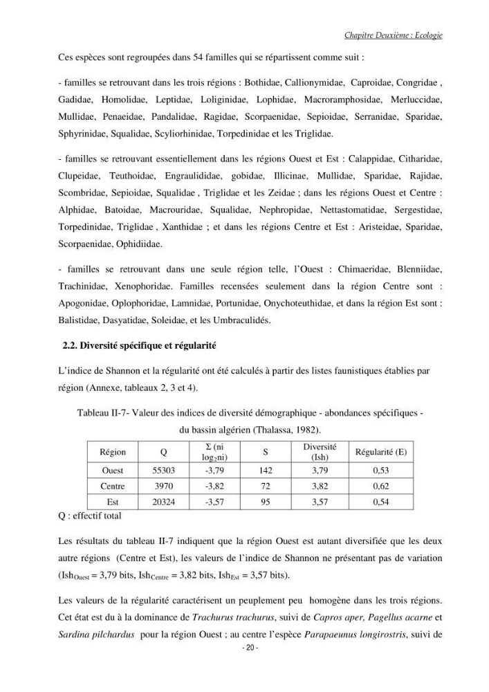 Contribution à l\'étude du comportement de Torpedo marmorata (poissons Elasmobranche) dans le bassin algérien